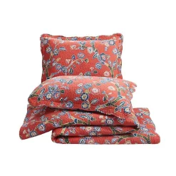 Outlet Kirklands Home Floral Dreams 3-pc. King Quilt Set Red