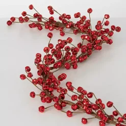 Best Kirklands Home Jingle Bells Christmas Garland Red