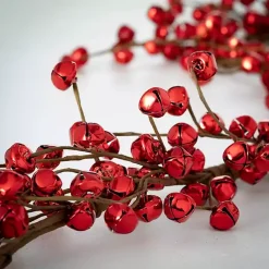 Best Kirklands Home Jingle Bells Christmas Garland Red