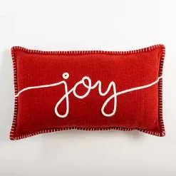 Best Kirklands Home Red Joy Lumbar Pillow