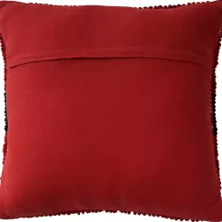Online Kirklands Home Knit Santa Belt Pillow Red