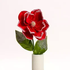Outlet Kirklands Home Magnolia Christmas Stems, Set of 2 Red