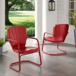 Discount Kirklands Home Metal Ridgeland 2-pc. Chair Set Red