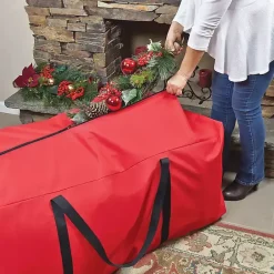 Discount Kirklands Home Multipurpose Christmas Storage Bag Red