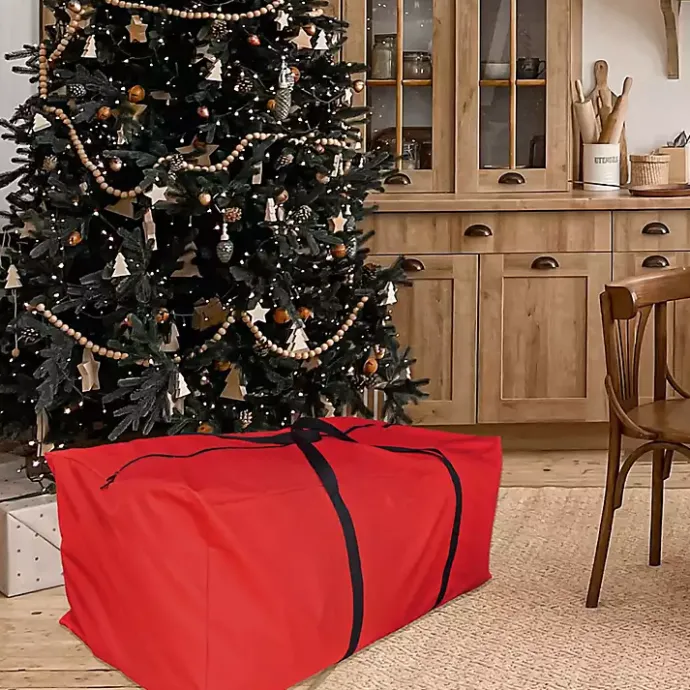 Discount Kirklands Home Multipurpose Christmas Storage Bag Red