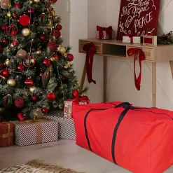 Discount Kirklands Home Multipurpose Christmas Storage Bag Red