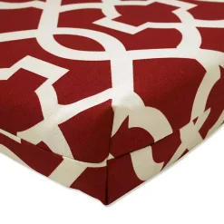 Best Kirklands Home Red New Geometric Outdoor Chair Cushion