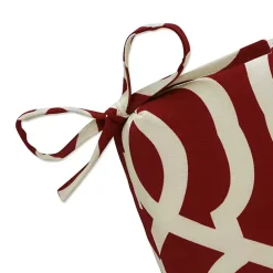 Best Kirklands Home Red New Geometric Outdoor Chair Cushion