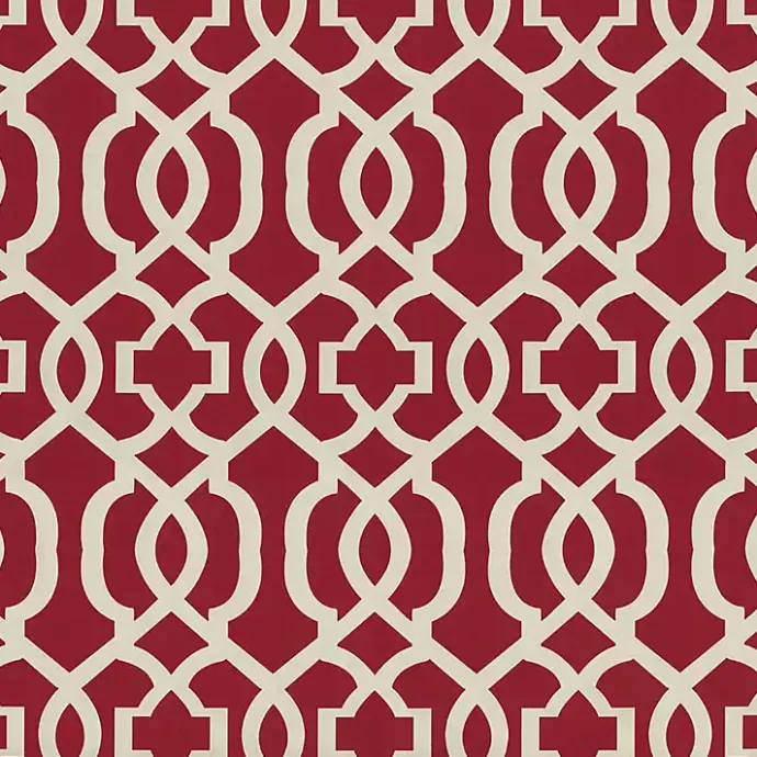 Best Kirklands Home Red New Geometric Outdoor Chaise Cushion