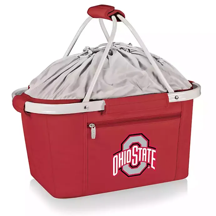 Discount Kirklands Home Ohio State Buckeyes Cooler Basket Red