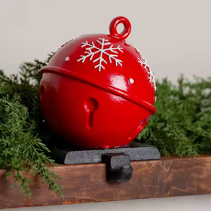 New Kirklands Home Ornament Stocking Holder Red