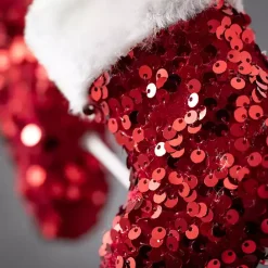 Sale Kirklands Home Stockings Christmas Stems, Set of 3 Red