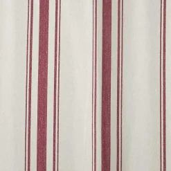 Best Kirklands Home Stripe Farmhouse Curtain Panel Set, 95 in. Red