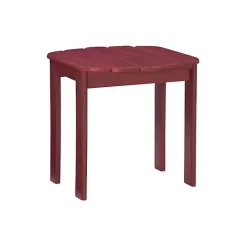 Online Kirklands Home Warren Adirondack Outdoor Accent Table Red