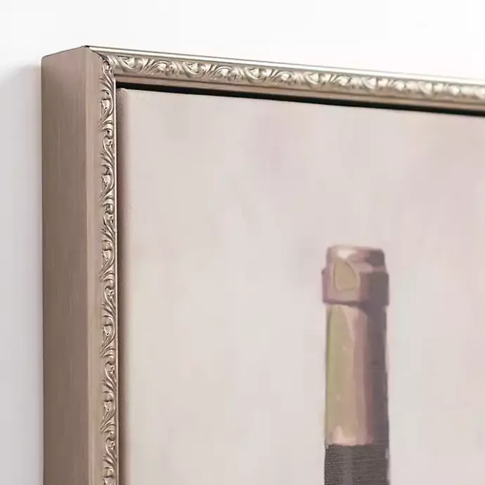 Clearance Kirklands Home Red Wine Vintage Framed Canvas Art Print