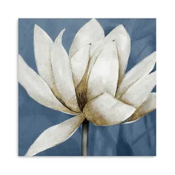 Outlet Kirklands Home Regal Waterlily Canvas Art Print