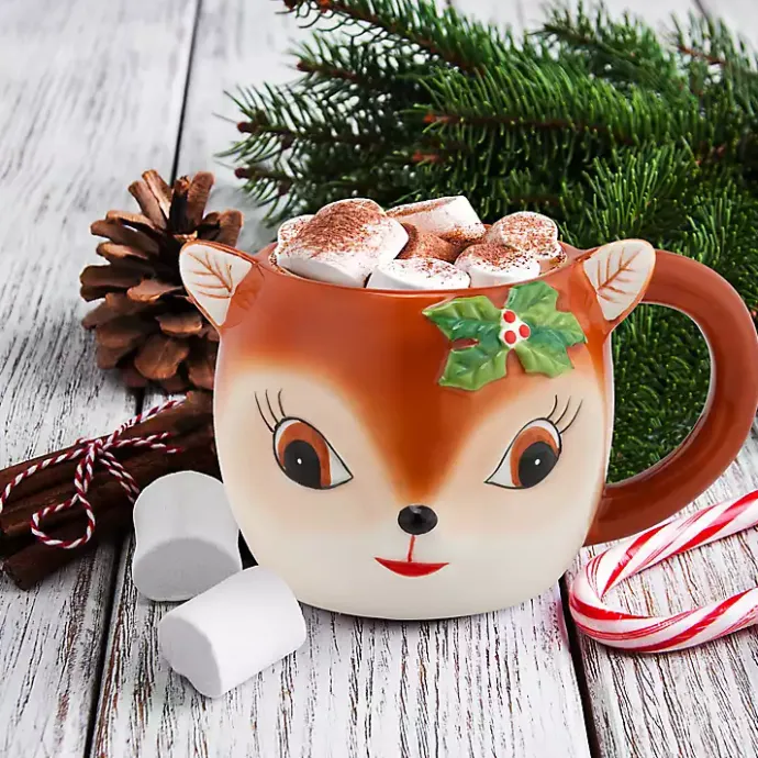 Online Kirklands Home Reindeer Christmas Mug