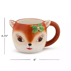 Online Kirklands Home Reindeer Christmas Mug