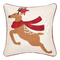 Best Kirklands Home Reindeer Christmas Pillow