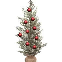 New Kirklands Home Relaxed Leaf Christmas Tree Arrangement Green