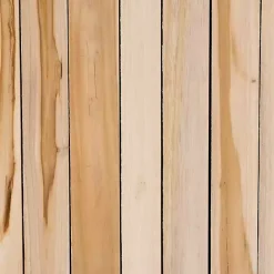 Online Kirklands Home Repurposed Wood Logs Square Coffee Table Tan