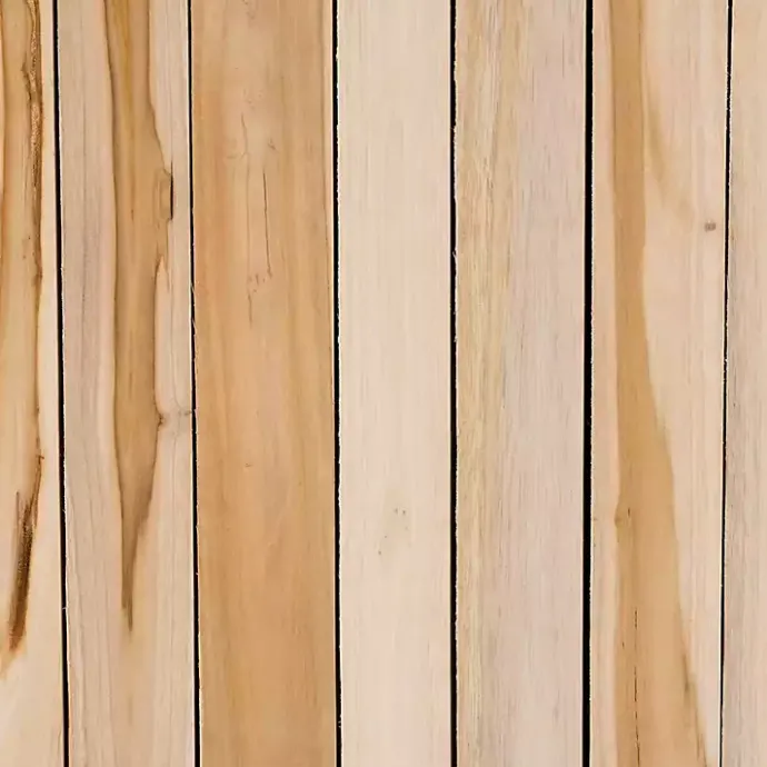 Online Kirklands Home Repurposed Wood Logs Square Coffee Table Tan