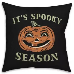Best Kirklands Home Retro Pumpkin Spooky Season Throw Pillow Black