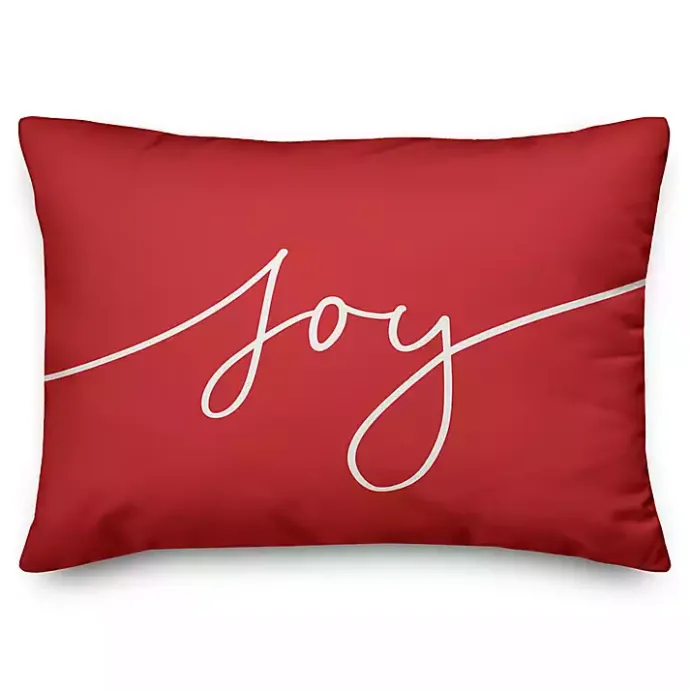 Online Kirklands Home Reversible Peace and Joy Pillow
