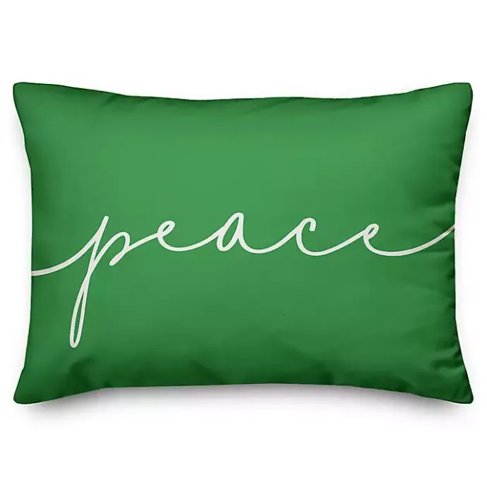 Online Kirklands Home Reversible Peace and Joy Pillow