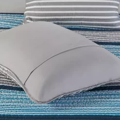 New Kirklands Home Reversible Stripes 5-pc. Full/Queen Quilt Set