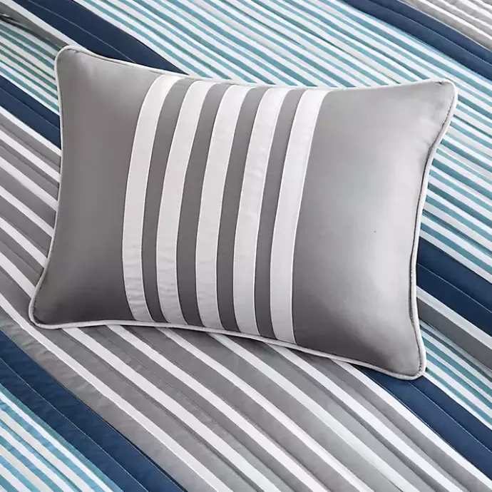 Clearance Kirklands Home Reversible Stripes 4-pc. Twin/Twin XL Quilt Set