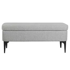 Outlet Kirklands Home Ricardo Woven Storage Bench Gray