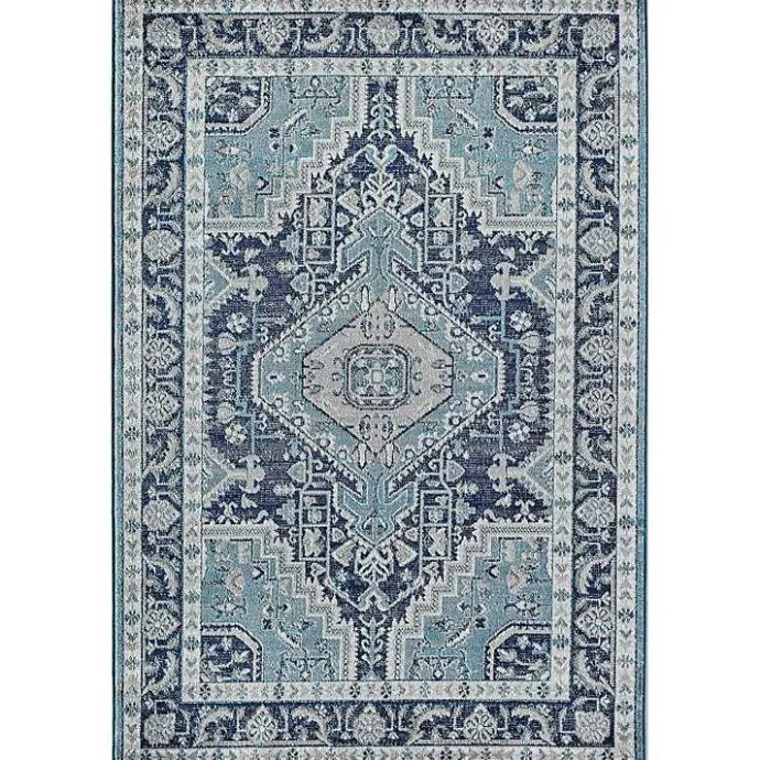 Sale Kirklands Home Rieda Midnight Blue Area Rug, 5x7