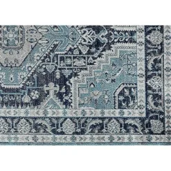 Sale Kirklands Home Rieda Midnight Blue Area Rug, 5x7