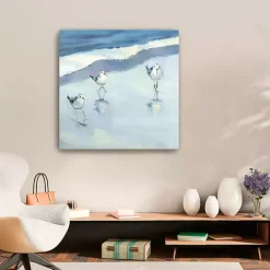 Clearance Kirklands Home Rise Up This Morning Canvas Art Print, 30x30 in. Blue