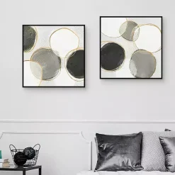 Kirklands Home River Bottom Framed Canvas Art Prints, Set of 2