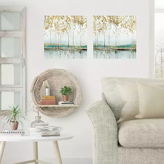 Kirklands Home River Breath Canvas Art Prints, Set of 2