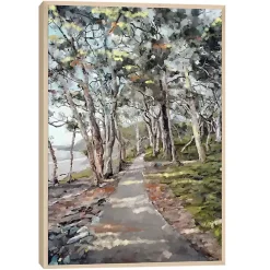 Clearance Kirklands Home River Path Framed Canvas Art Print Multi
