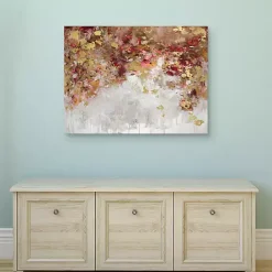 Hot Kirklands Home Robbins Charmed Gold Canvas Art Print