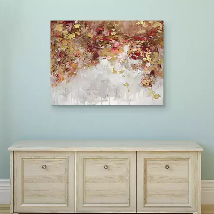 Hot Kirklands Home Robbins Charmed Gold Canvas Art Print