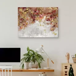 Hot Kirklands Home Robbins Charmed Gold Canvas Art Print