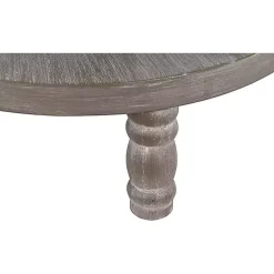 Kirklands Home Roberta Wood Decorative Metal Accent Table Gray
