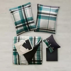 Sale Kirklands Home Roger Plaid 9-pc. Queen Comforter Set