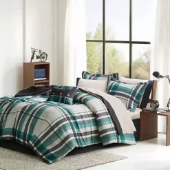 Online Kirklands Home Roger Plaid 7-pc. Twin Comforter Set