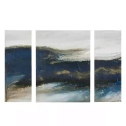 Hot Kirklands Home Rolling Waves Blur Canvas Art Prints, Set of 3