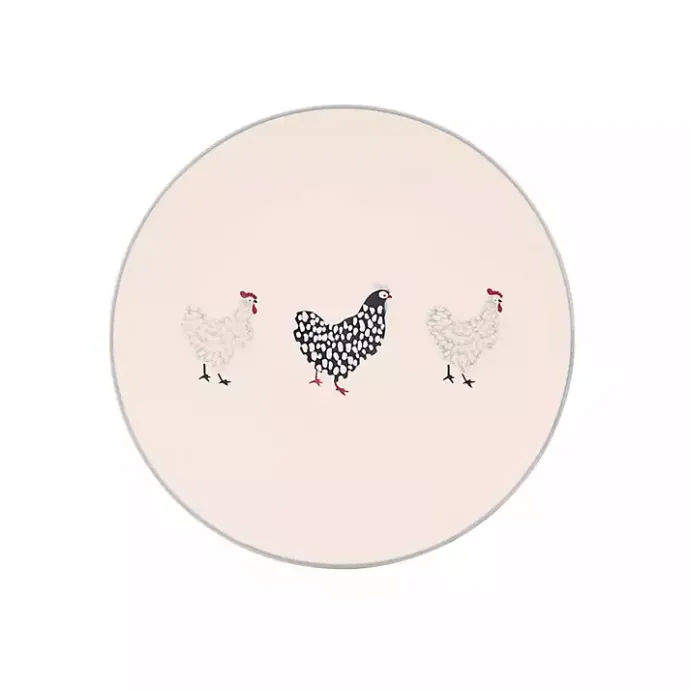 Sale Kirklands Home Rooster Stoneware 16-pc. Dinnerware Set Ivory