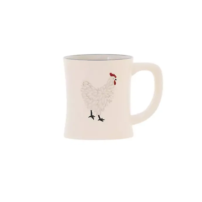 Sale Kirklands Home Rooster Stoneware 16-pc. Dinnerware Set Ivory