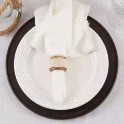 Sale Kirklands Home Rope Wrapped 4-pc. Napkin Ring Set