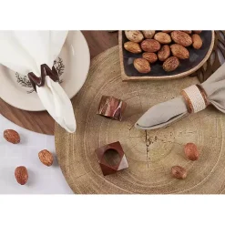 Sale Kirklands Home Rope Wrapped 4-pc. Napkin Ring Set