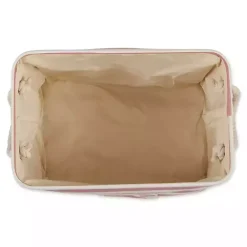 Sale Kirklands Home Rose Striped Paw Large Rectangular Pet Bin